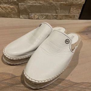 Michael Kors Leather White espadrille